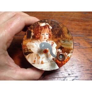 Vtg Imago Handmade West Germany HAPPY BIRTHDAY Swiss Musical Movement Music Box